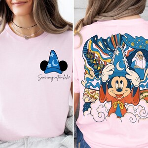 Some Imagination Huh Sweatshirt, Disney Mickey Wizard Shirt, Fantasia Sorcerer Mickey Sweater, Disneyworld Trip Shirt, Disney Fantasy Tee