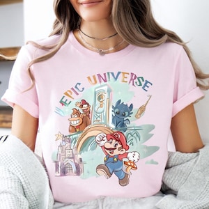 Epic Universe Shirt, Orlando Park 2025 T-Shirt, Universe Park Trip Sweatshirt, Family Matching Tee, Mario Baby Sweater, Universal Epic Tee