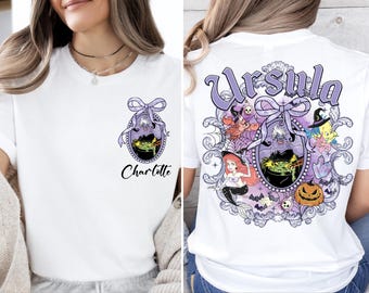 Disney Ursula Halloween T-Shirt, Halloween Villain Sweatshirt, Disney Ursula Shirt, Disney Villians T-Shirt, The Little Mermaid Sweater