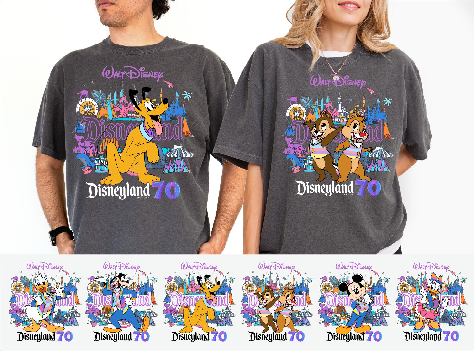 Disneyland 70th Anniversary Shirt, Disneyland Resort T-shirt