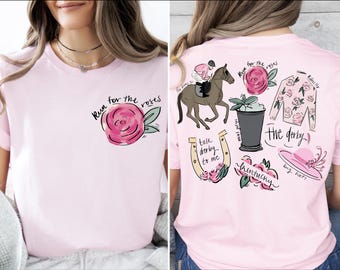 Camiseta "Run For The Roses", suéter "Derby Day", sudadera "Carreras de fin de semana", camiseta "Derby Vibes", camiseta "Derby Time", camiseta "Carreras de caballos", camiseta "Hip Lover"