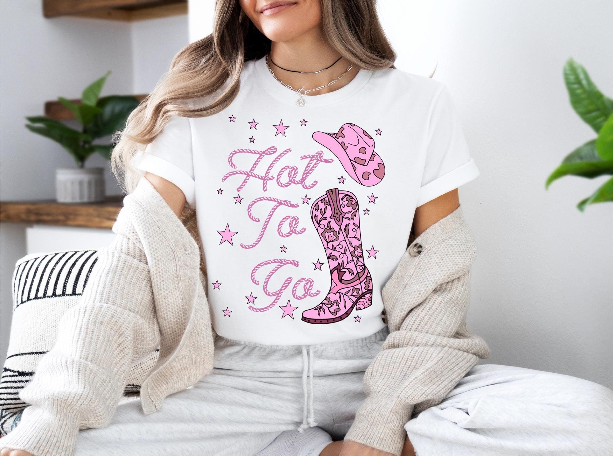 Hot To Go WLW Pride Midwest Princess Tour Shirt, Hot To Go Pink Cowboy Boot Hat Star Sweatshirt, Western Country Sweater, Cowgirl T-Shirt