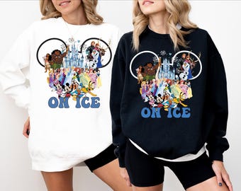 Disney On Ice T-Shirt, WDW Family Trip Sweater, Disneyland Matching Tee, Disney Winter Trip T-Shirt, Disney Mickey&Co Sweatshirt