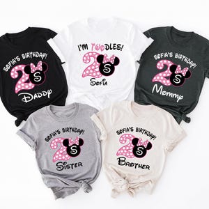 I’m Twodles Birthday Shirt, Disney Birthday Party T-Shirt, Disney Mouse Birthday Tee, Birthday Girl Sweater, Family Birthday Party Tee