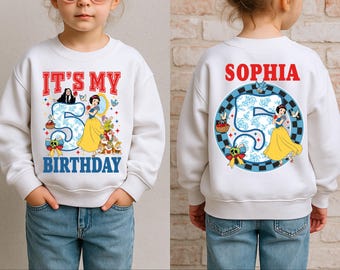 It's My Birthday Snow White Shirt, Disney Princess Birthday Girl Shirt, Princess Snow White Tee, Disney Custom Birthday Tee, Snow White Tee