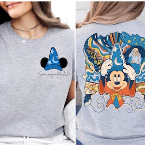 Some Imagination Huh Sweatshirt, Disney Mickey Wizard Shirt, Fantasia Sorcerer Mickey Sweater, Disneyworld Trip Shirt, Disney Fantasy Tee