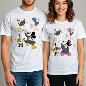 I Did It Shirt, Disney Graduation T-Shirt, Mickey Minnie Grad Sweater, Graduation Party Tee, Grad Trip Sweatshirt, Disney Grad Trip Shirt