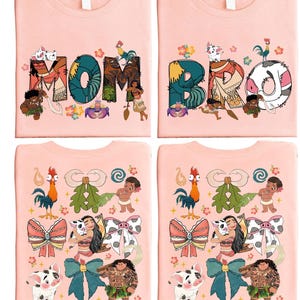 Disney Moana Family T-Shirt, Moana Mom Dad Sweatshirt, Disney Moana Maui T-Shirt, Hei Hei Shirt, Disneyland Trip Tee, Princess Moana Sweater