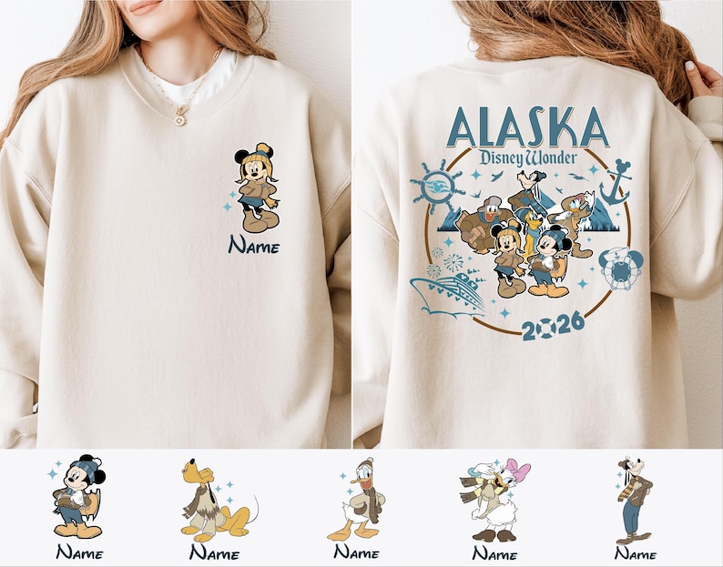 Disney Alaska Cruise Shirt, Mickey And Friends Cruise Shirt, Alaska Wonder Cruise Shirt, Disney Family Matching Tee, Disney Alaska Shirt
