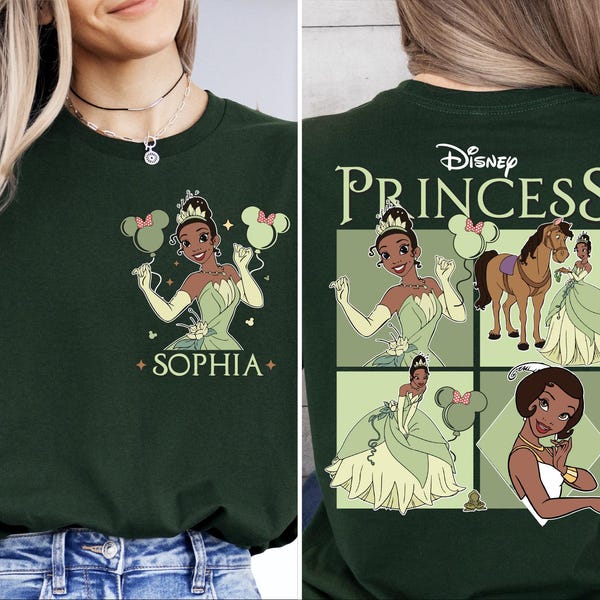 Disney Princess Tiana Sweatshirt, Princess Tiana Sweater, The Princess And The Frog Tee, WDW Girls Trip T-Shirt, Magic Kingdom Sweatshirt