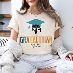 The Gradalorian Shirt, Star Wars Graduate T-Shirt, The Mandalorian Graduation Tee, Graduation Class Sweatshirt, This Is The Way Sweater