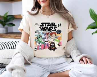 Star Wars Toy Story Shirt, Woody And Friends T-Shirt, Disney Star Wars Sweatshirt, Galaxy's Edge Woody Sweater, Pixar Toy Story T-Shirt