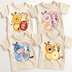 Winnie The Pooh Easter Shirt, Disney Happy Easter Sweater, Pooh Easter Eggs Sweatshirt, Bunny Pooh And Friends Tee, Magic Kingdom Shirt