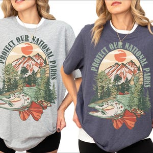 Schützen Sie unseren Nationalpark Shirt, Natur-Liebhaber-Geschenk, respektieren Sie die lokale Wildtier-Pullover, Fernweh T-Shirt, Nationalpark Sweatshirt