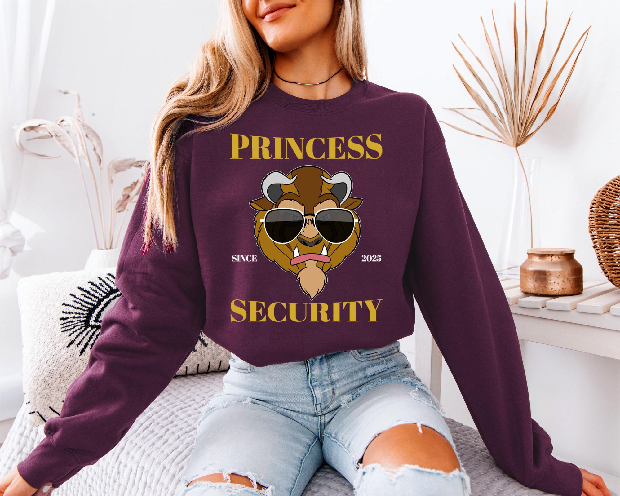 Disney Princess Security Shirt, Beauty and the Beast T-shirt