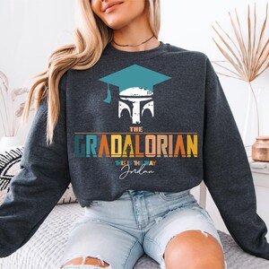 The Gradalorian Shirt, Star Wars Graduate T-Shirt, The Mandalorian Graduation Tee, Graduation Class Sweatshirt, This Is The Way Sweater