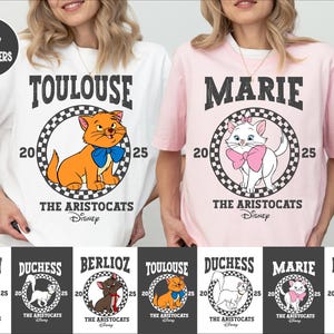Camiseta Disney The Aristocats, moletom Disney Cats, camiseta vintage Aristocats, suéter Animal Kingdom, moletom combinando Cats