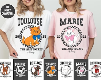 Disney The Aristocats Shirt, Disney Katzen Sweatshirt, Vintage Aristocats T-Shirt, Animal Kingdom Pullover, Katzen Passendes Sweatshirt