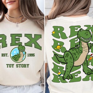 Toy Story Rex Shirt, Pixar Dinosaur Rex T-Shirt, Rex Est. 1995 Tee, Disney Toy Story Land Sweater, Magic Kingdom Shirt, Disneyland Trip Tee