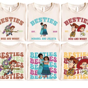 Disney Bestes Shirt, Disney Besties Trip Sweatshirt, Magic Kingdom Tee, Disney Frozen Shirt, Pixar Toy Story Tee, WDW Girls Trip Shirt