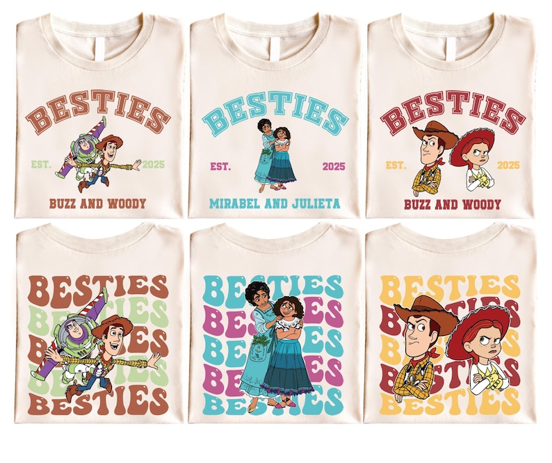 Disney Bestes Shirt, Disney Besties Trip Sweatshirt, Magic Kingdom Tee, Disney Frozen Shirt, Pixar Toy Story Tee, WDW Girls Trip Shirt