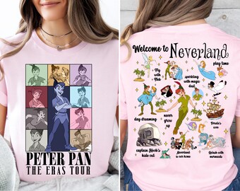 Disney Peter Pan-shirt, Peter Pan Never Grow Up-T-shirt, Welcome To Neverland T-shirt, WDW Trip-sweater, Disney Peter Pan Tour-trui