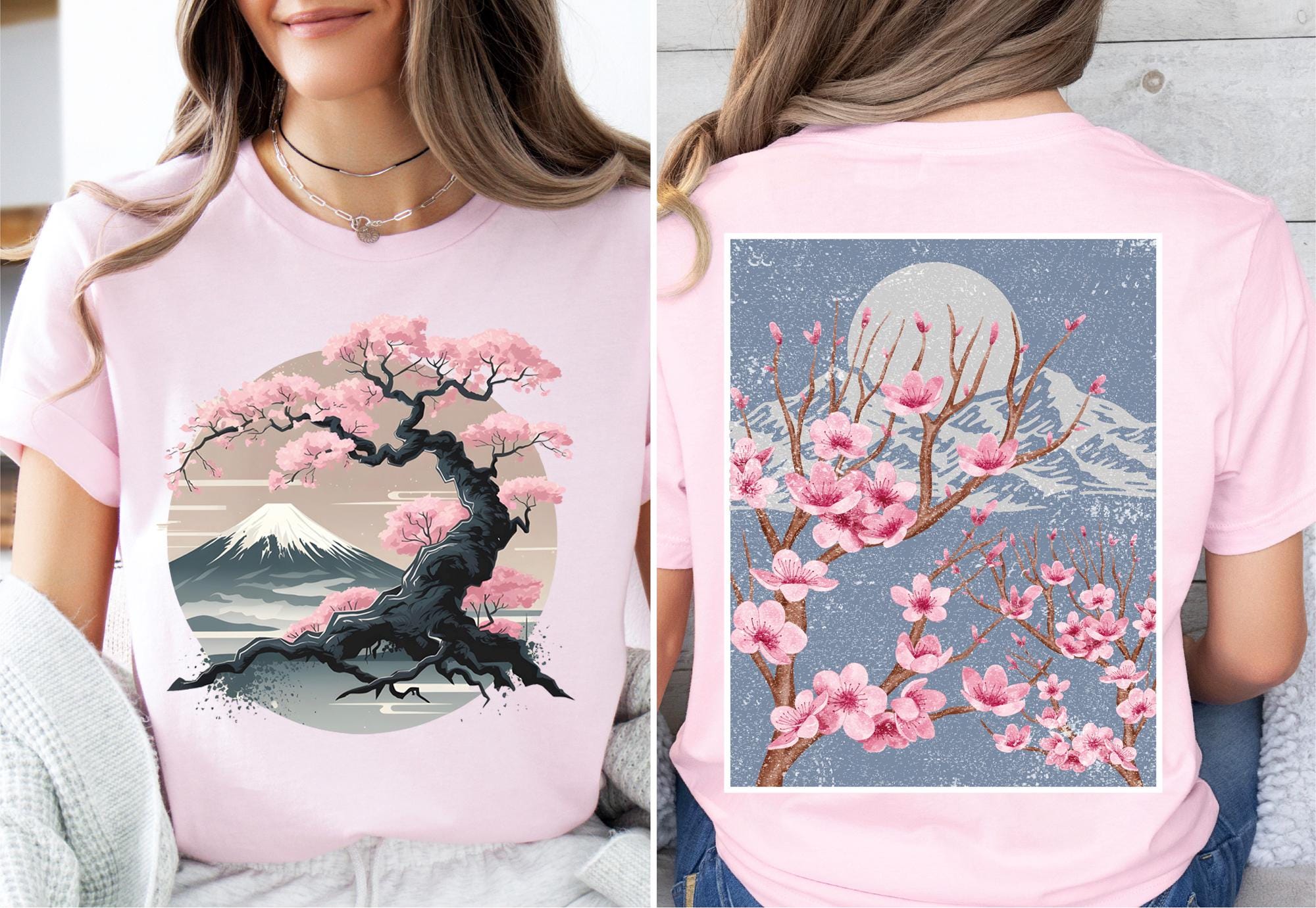 Sakura T Shirt - Etsy UK