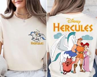 Hercules Hercules Shirt, Magic Kingdom T-Shirt, Hercules Megara Hades T-Shirt, Disney Charaktere Pullover, Hercules Film Sweatshirt
