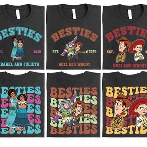 Disney Bestes Shirt, Disney Besties Trip Sweatshirt, Magic Kingdom Tee, Disney Frozen Shirt, Pixar Toy Story Tee, WDW Girls Trip Shirt