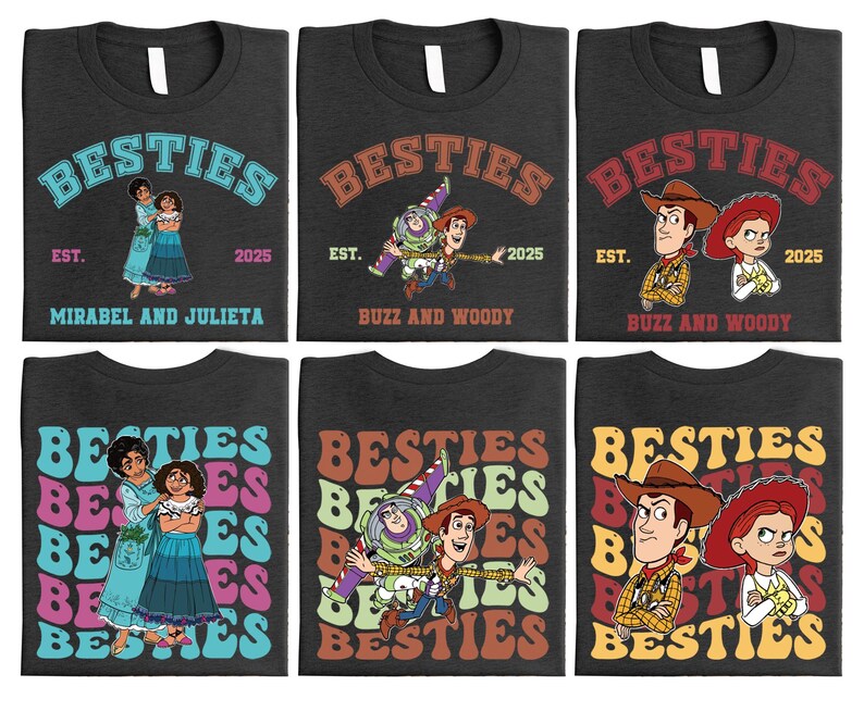 Disney Bestes Shirt, Disney Besties Trip Sweatshirt, Magic Kingdom Tee, Disney Frozen Shirt, Pixar Toy Story Tee, WDW Girls Trip Shirt