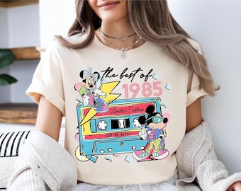 The Best Of 1985 Mickey Sweatshirt, Vintage Mickey and Minnie Shirt, Disney Limited Edition T-Shirt, Disney Top 40 Hits, 40th Birthday Tee