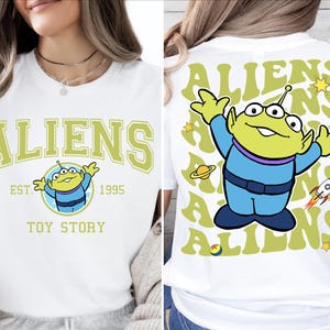 Toy Story Aliens Shirt, Pixar Toy Story T-Shirt, Pizza Planet Tee, Disney Toy Story Land Sweater, Toy Story Green Aliens Sweatshirt