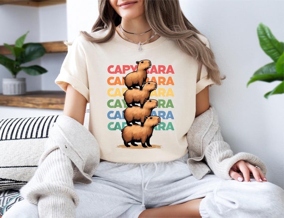 Capybara Sweatshirt, Funny Capybara Shirt, Animal Lover Sweater, Capybara Lover T-Shirt, Cute Capybara Sweatshirt, Water Pig Sweater