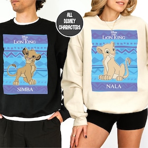 Chemise Disney Le Roi Lion, T-shirt Disney Simba Timon Pumbaa, pull Animal Kingdom, chemise Hakuna Matata, t-shirt Disneyland Safari