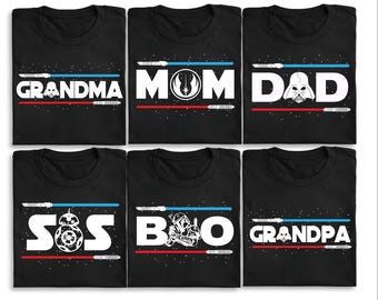Star Wars Family Shirt, Family Matching Tee, Disney Star Wars Family Tee, Galaxy's Edge Sweatshirt, Star Wars Matching Shirt, Star Wars Fan