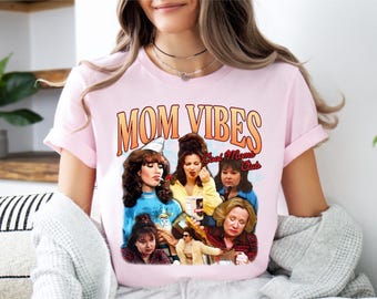 Mom Vibes T-Shirt, Mother's Day Sweatshirt, Funny Mom Life Sweater, 90s Mom T-Shirt, Mom Shirt, Gift For Mama, Retro Mother Hoodie