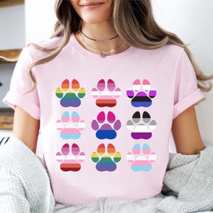 Paws For Pride Sweatshirt, LGBTQ Cat T-Shirt, Pride Month Sweater, Equal Rights Shirt, Gay Pride Tee, Rainbow Queer Shirt, Human Rights Tee