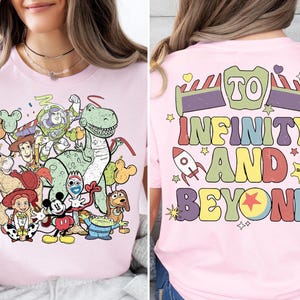 Toy Story To Infinity And Beyond Shirt, Woody and Friends T-Shirt, WDW Trip Sweatshirt, Disney Pixar Fest Sweater, Disney Mickey&Co T-Shirt