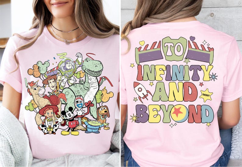 Toy Story To Infinity And Beyond Shirt, Woody and Friends T-Shirt, WDW Trip Sweatshirt, Disney Pixar Fest Sweater, Disney Mickey&Co T-Shirt