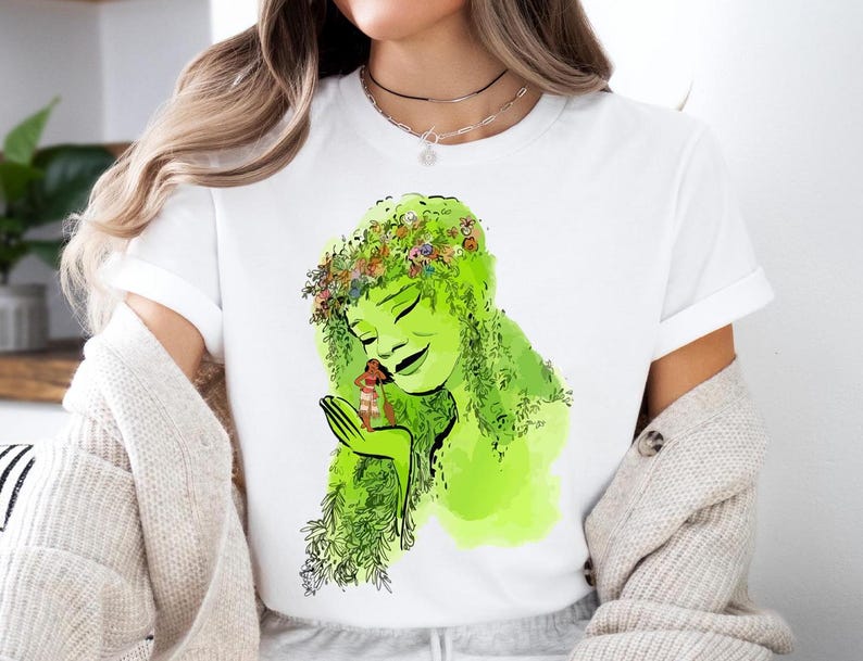 Disney Moana and Te Fiti Shirt, Disney Princess Moana Sweater, Mother Island T-Shirt, Queen Of Plant Sweatshirt, Disney Princess Vacay Shirt