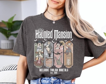 Mickey&Co Halloween Shirt, Disney Haunted Mansion Sweater, Welcome Foolish Mortals Sweatshirt, Disney Halloween Sweater, Disneyland T-Shirt