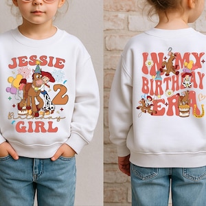 Toy Story In My Birthday Era Shirt, Jessie Birthday Girl Shirt, Woody Birthday Boy Shirt, Personalized Birthday Shirt, Pixar Toy Story Shirt