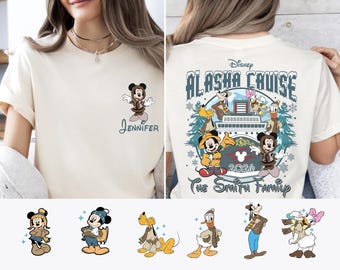 Disney Alaska Cruise 2026 Shirt, Custom Disney Family Matching Tee, Mickey&Co Cruise T-Shirt, WDW Cruising Tee, Disney Cruise Line Sweater