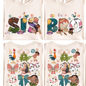 Disney Moana Family T-Shirt, Moana Mom Dad Sweatshirt, Disney Moana Maui T-Shirt, Hei Hei Shirt, Disneyland Trip Tee, Princess Moana Sweater