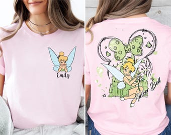 Disney Tinker Bell Shirt, Disney Fairy Sweater, Tinker Bell Neverland Tee, Disney Girls Trip T-Shirt, Magic Kingdom Shirt, Disney Castle Tee