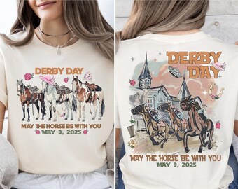 „Möge das Pferd mit dir sein“-Shirt, Derby-Day-2026-Pullover, Derby-Vibes-T-Shirt, Derby-Time-T-Shirt, Kentucky-Pferderennen-Sweatshirt