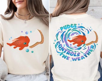 Pudge kontrolliert das Wetter Shirt, Animal Kingdom Pullover, Disney Fisch Sweatshirt, Disney Lilo und Stitch T-Shirt, Magic Kingdom Shirt