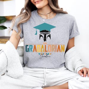 The Gradalorian Shirt, Star Wars Graduate T-Shirt, The Mandalorian Graduation Tee, Graduation Class Sweatshirt, This Is The Way Sweater