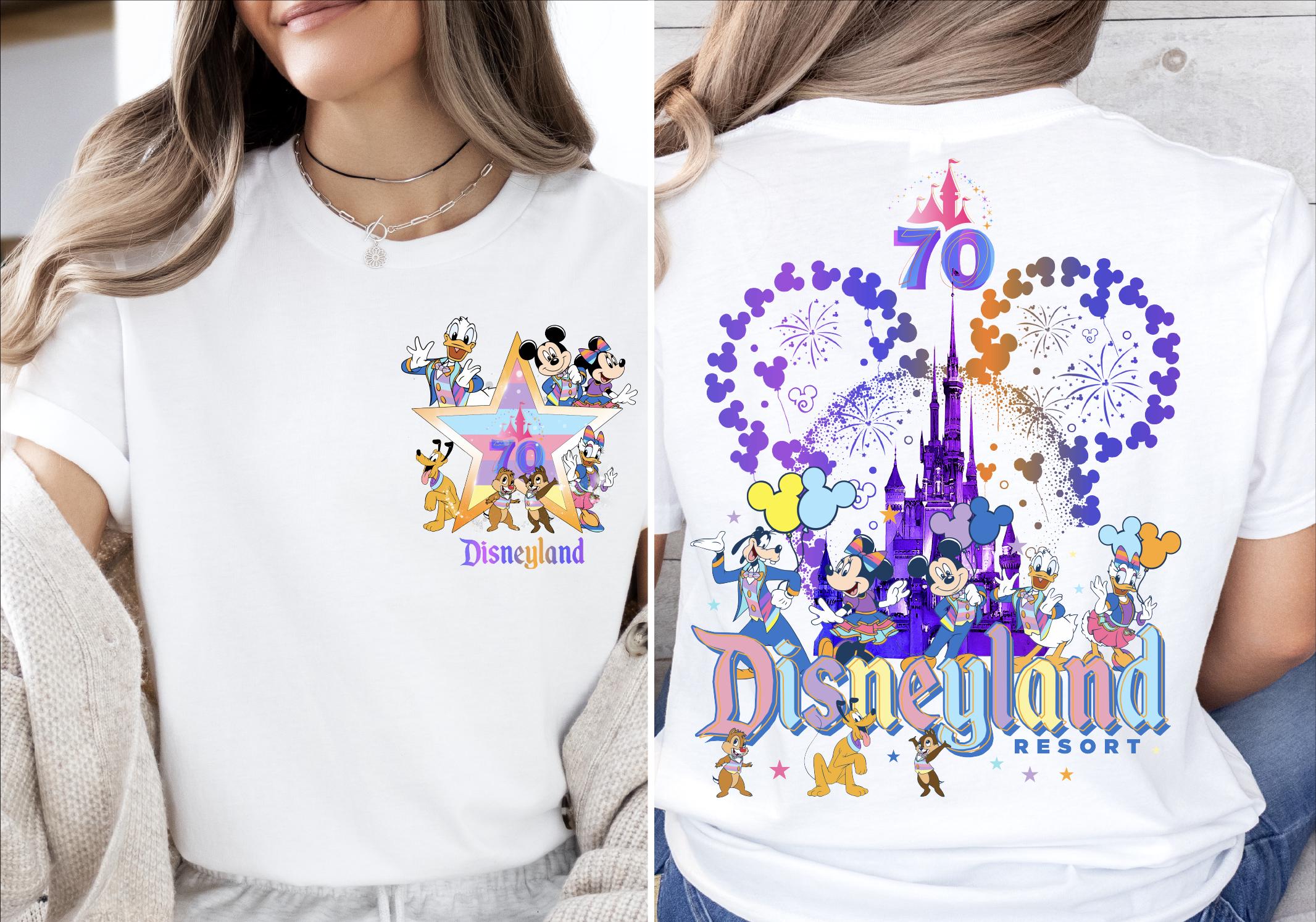 Disneyland 70th Anniversary Shirt, Disneyland Resort T-Shirt, WDW Family Vacation Sweatshirt, Mickey&Co Matching Sweater, Magic Kingdom Tee