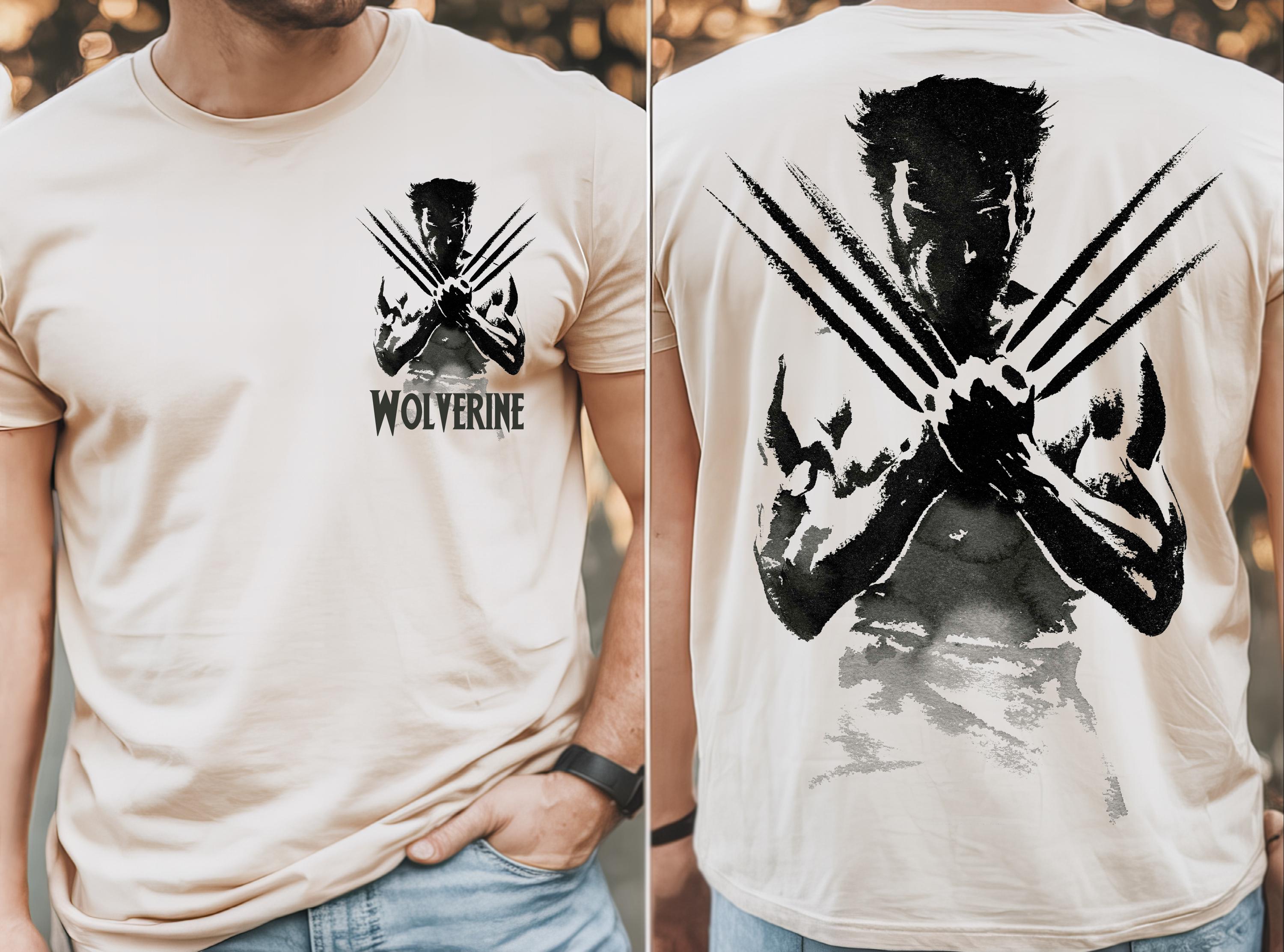 Wolverine Shirt, Marvel X-Men Sweater, Marvel Superhero Sweatshirt, Disney Logan Wolverine T-Shirt, X-Men Bootleg Tee, Wolverine Fan Shirt
